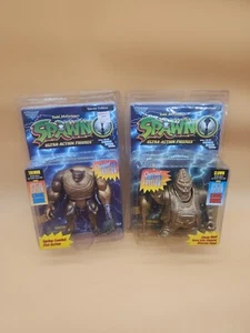 Spawn McFarlane Todd Toys Series 1 Tremor & Clown Vintage 1994 Gold Variant - Picture 1 of 4
