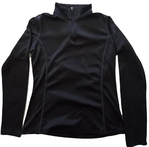 Spyder Black Half Zipper Sweatshirt Long Sleeve Boy Size S - Picture 1 of 3