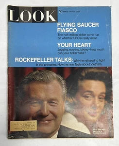 Vintage LOOK Magazine May 14, 1968 Flying Saucers Gov. Nelson A. Rockefeller - Picture 1 of 3