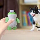 Frog Shape Interactive Cat Toy Plush Electronic Catnip Toy  Pet Supplies