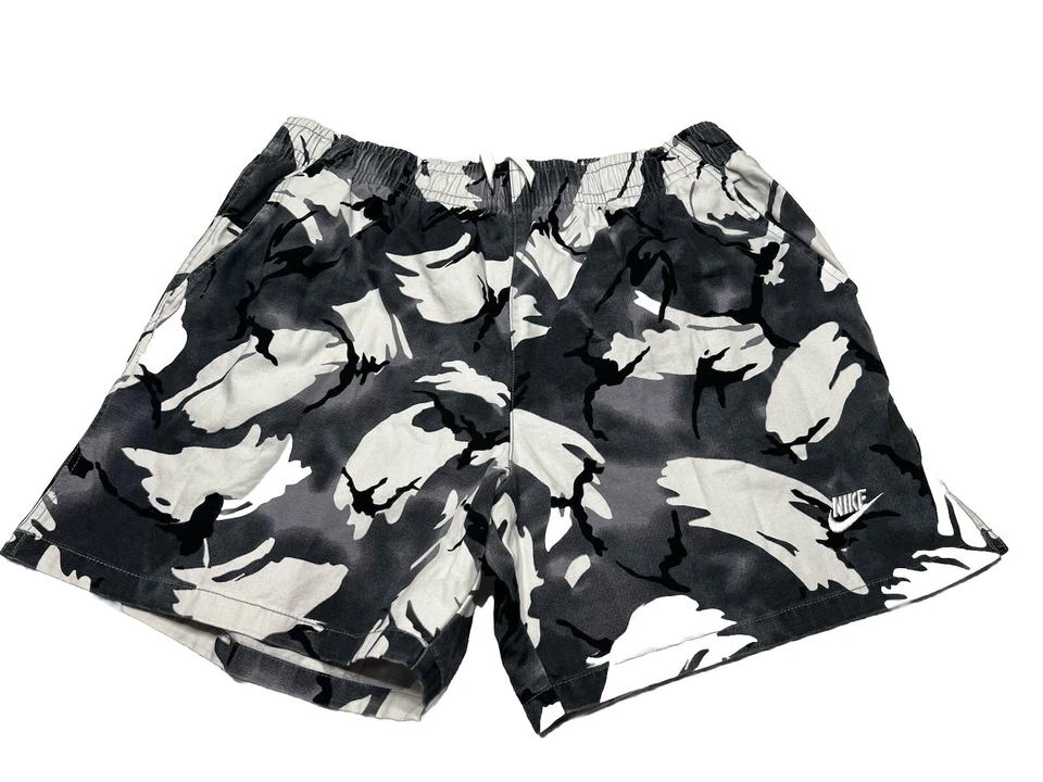 Nike Shorts Mens 2XL 36x10 Club Y2K Woven Flow AOP White Polka Dot DX0737-065