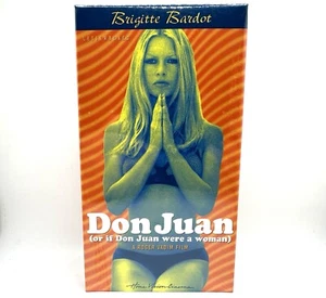 Don Juan Or If Don Juan Were A Woman (France 1973 Bardot) New Sealed Vintage VHS - Picture 1 of 7