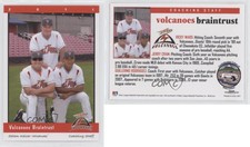 2011 Salem-Keizer Volcanoes Ricky Ward Jerry Cram Guillermo Rodriguez Braintrust