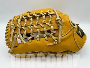 New ZETT Pro Model 13" Outfield Baseball Glove Tan LHT Japan T-Net - Picture 1 of 4