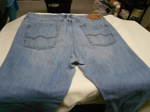 Hombre AMERICAN EAGLE RELAXED STRAIGHT Azul Denim Jeans 37 x 31 (Real) - Imagen 1 de 4