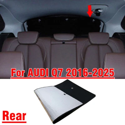 For AUDI Q7 2016-2025 Rear Windshield Privacy Thick Interior Sunshade Cover - Image 1 of 4