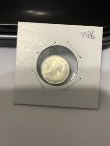 Canada  1968  10 cent Dime ( 2.33grams, 50% Silver)    coin - Bild 1 von 1