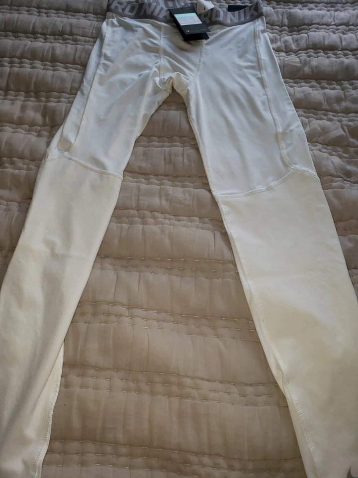 Nike Boys' Pro Dri-Fit Training Tights BV3516-100 WHITE XL - Image 1 of 4