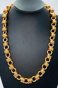 Vintage 1960’s Bronze Necklace by Italian Designer Milor Mint Conditions - Picture 1 of 4