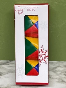 3 Multi-Colored Juggling Balls New in Box Light weight - Picture 1 of 3