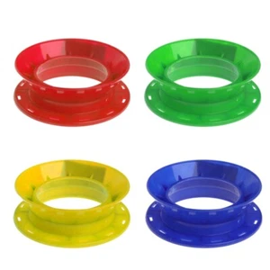 Fishing Line Coiling Plate Plastic Handle Wire Winding Circular Main Coil Board - Picture 1 of 8
