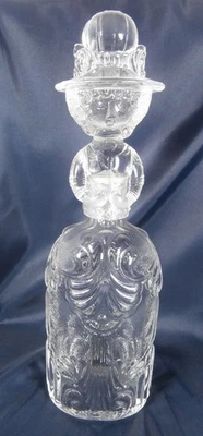 ""Rosenthal Vintage Dekanter Kristallglas Björn Wiinblad Dame im Kleid RAR - Image 1 of 4