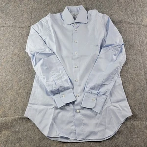 Camisa de vestir Emanuele Maffeis x Todd Snyder sin arrugas talla 15 azul claro - Imagen 1 de 7