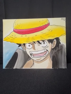 Monkey D. Luffy - One Piece - Canvas Painting 16" × 20" - Image 1 of 3