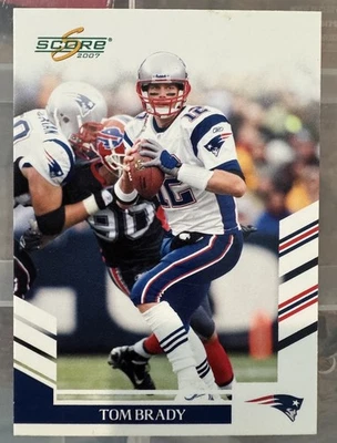 2007 Score Tom Brady Common 155  - Image 1 of 2