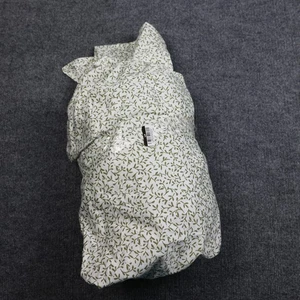 Target Twin XL Sheet Set Green Leaf Vine Print Flat Fitted Sheet Pillowcase - Picture 1 of 4