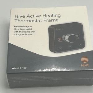 Cadre thermostat chauffage actif Hive - Effet bois - Scellé - Photo 1/5