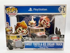 Funko POP! Rides PlayStation - Sweet Tooth & Ice Cream Truck #91 - Special Editi - Foto 1 di 8