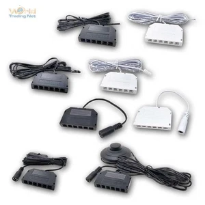 Mini distributore AMP bianco/nero, adattatore di collegamento per es. barre LED e strisce - Foto 1 di 22