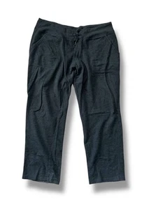 Eddie Bauer Women's Charcoal Gray Wide Leg Drawstring Pull-on Lounge Pants XL - Picture 1 of 3