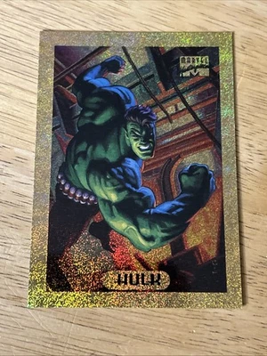Marvel 1994 Hulk Masterpieces Gold Holofoil No. 4 - Image 1 of 2