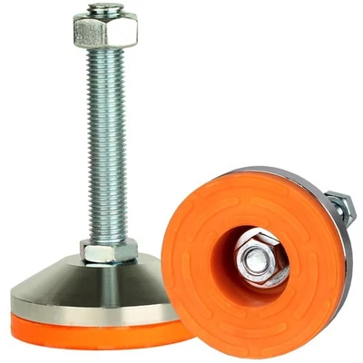 重型调平器,腿部调平器 3.14 英寸直径底座,可调节调平脚... — 第 1/4 张图片