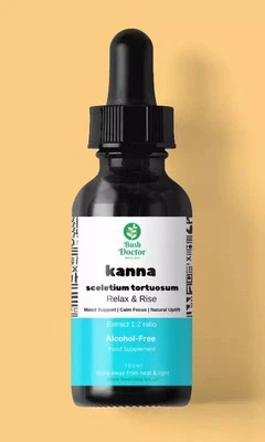 BUSH DOCTOR Kanna – 100ml Non-Alcoholic Tincture | Sceletium tortuosum Glycerin Extract