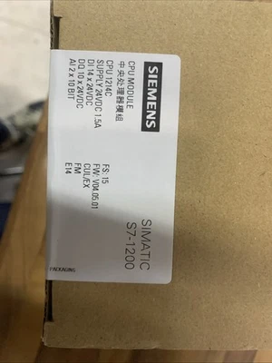 PLC Siemens Simatic S7-1200 6ES72141AG400XB0 - Immagine 1 di 2