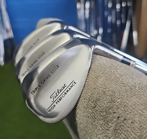 TITLEIST HIGH PERFORMANCE 3 WEDGE SET 52-56-60 SPINE ALIGNED KBS CT95 C-TAPER - Picture 1 of 13