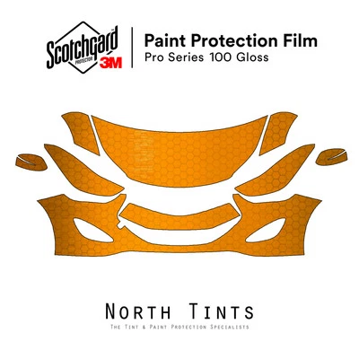 Sujetador transparente protección pintura precortada 3M PRO PPF para Hyundai Elantra cupé 2013-2015 Foto 1 de 4