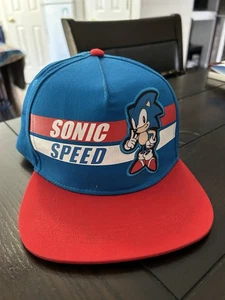 Sonic the Hedgehog Mütze Größe Sonic Speed Movie Snapback Cap Kinder Erwachsene - Bild 1 von 11