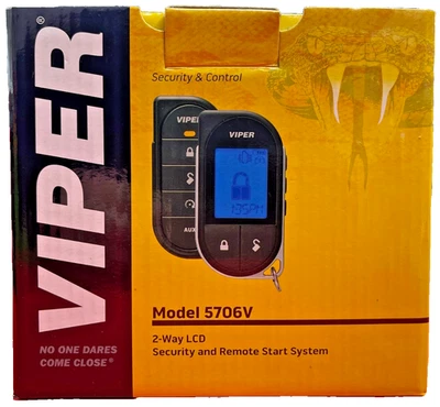 Viper 5706V 2-Way LCD Security Alarm & Car Remote Start System 1-Mile Range - Image 1 of 4