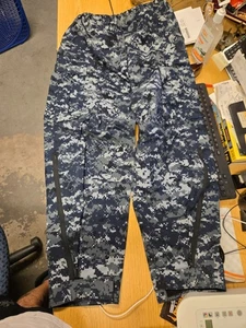 NAVY Working Uniform Foul Weather Trousers (Blueberry's) Sz Medium Long DP-1005 - Picture 1 of 6