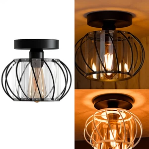 Moderner Kronleuchter Decke halb bündig Lampenschirm Acryl Kristall Leuchte Leuchte - Bild 1 von 15