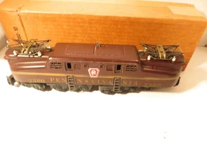 LIONEL POST-WAR 2360 TUSCAN SOLID STRIPE GG-1 LOCO - ORIGINAL- EXC- BXD- H1W - Bild 1 von 8