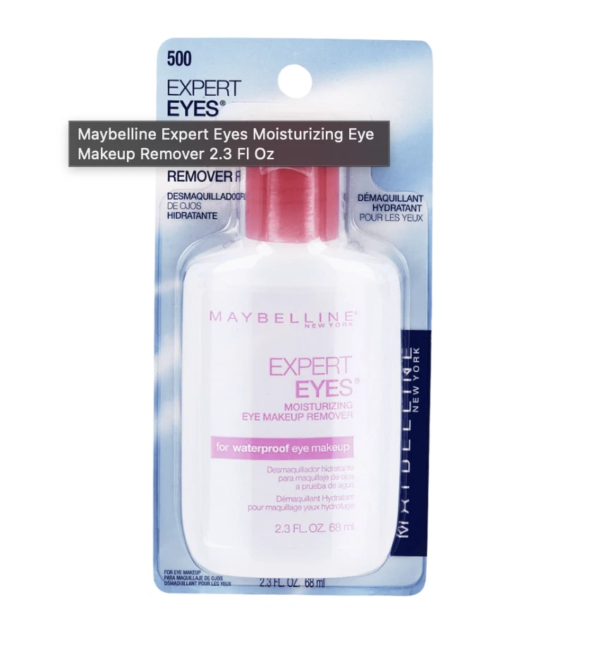 Desmaquillante de ojos hidratante Maybelline Expert Eyes 2,3 fl oz (LOTE DE 5) Foto 1 de 1