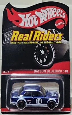Hot Wheels 2016 - HWC.com Series 14 - Real Riders 03/04 - Datsun Bluebird 510 - Bild 1 von 4