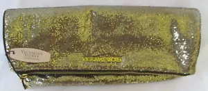 VICTORIA'S SECRET GOLD GLITZER KUPPLUNGSTASCHE MIT SPIEGEL - NEU - Bild 1 von 11