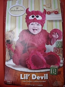Incharacter Infant Lil Devil Halloween Costume Size 12-18M - Picture 1 of 3