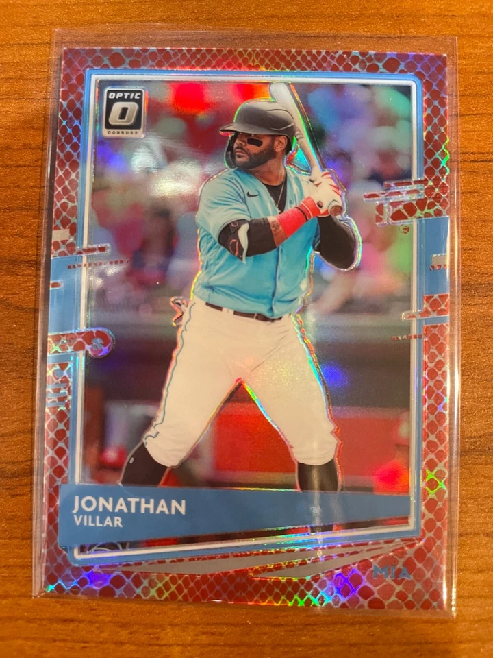 Jonathan Villar 2020 Donruss Optic SP RED DRAGON /88 #144 Marlins - Image 1 of 1