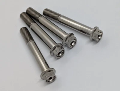 Suzuki GSXR750 Front brake caliper bolt kit Titanium drilled 2011-2017 Ti race - Image 1 of 4