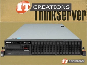LENOVO THINKSERVER RD640 TWO E5-2660V2 2.20GHZ 32GB 8 X 400GB SSD - Picture 1 of 4