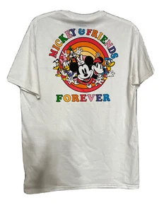 Disney Mickey And Friends Small Women’s White T-shirt - Picture 1 of 16