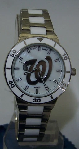 Washington Nationals MOP Watch Ladies Mother of Pearl Dial Baseball  Wristwatch Cover