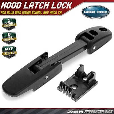 Bloqueo de cierre de capó izquierdo o derecho para autobús escolar Blue Bird Vision 2009-2015 Mack CH Foto 1 de 4