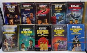 Star Trek Novels Sci-Fi Genre Lot of 10 ©1981-1991 - Picture 1 of 1