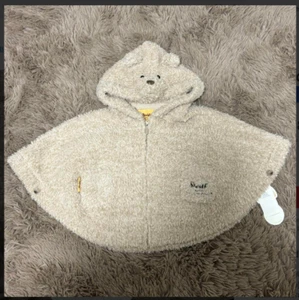 Kids Clothing Poncho Gelato Pique x Steiff Brown - Picture 1 of 6