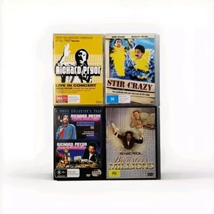 5 * Richard Pryor Bundle Cult Comedy Live in Concert Stir Crazy DVD R4 VGC - Picture 1 of 17