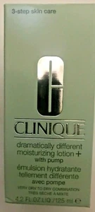 Clinique Dramáticamente Diferente Loción Hidratante+ con Bomba 4.2oz 125 ml NUEVO - Imagen 1 de 4
