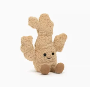 Jellycat AMUSEABLE GINGER Soft Plush Toy CUTE Stuffed Spicy Fun Food - Picture 1 of 6